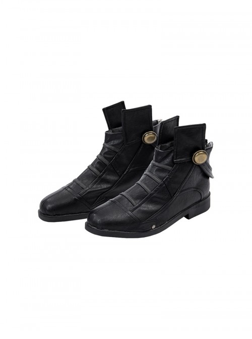 Clair Obscur Expedition 33 Halloween Cosplay Gustav Accessories Black Shoes