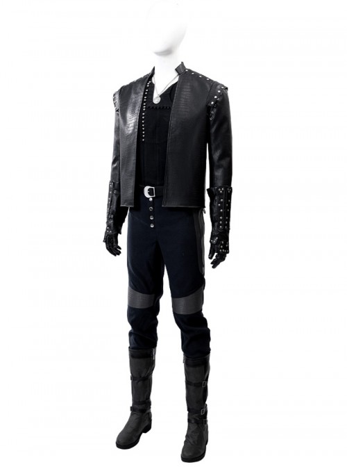 Wizardry V Heart Of The Maelstrom Halloween Cosplay The Witcher Geralt Costume Set Without Shoes And Sword