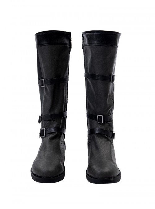 Wizardry V Heart Of The Maelstrom Halloween Cosplay The Witcher Geralt Accessories Black Boots