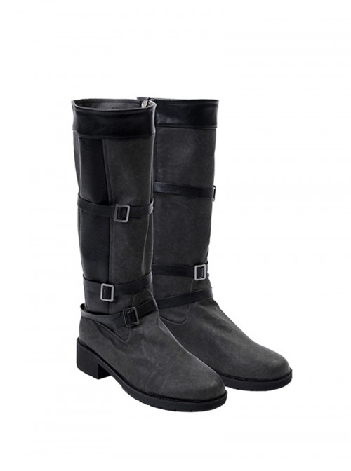 Wizardry V Heart Of The Maelstrom Halloween Cosplay The Witcher Geralt Accessories Black Boots