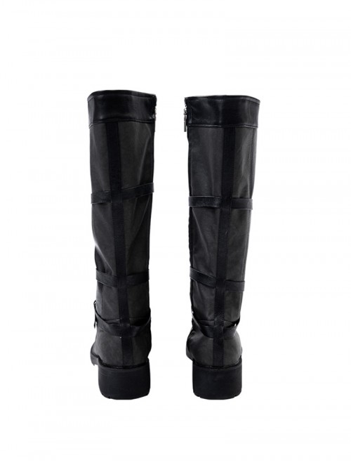 Wizardry V Heart Of The Maelstrom Halloween Cosplay The Witcher Geralt Accessories Black Boots