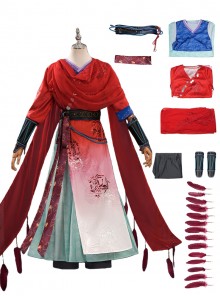 Game Where Winds Meet Halloween Cosplay An Liuli Costume Set