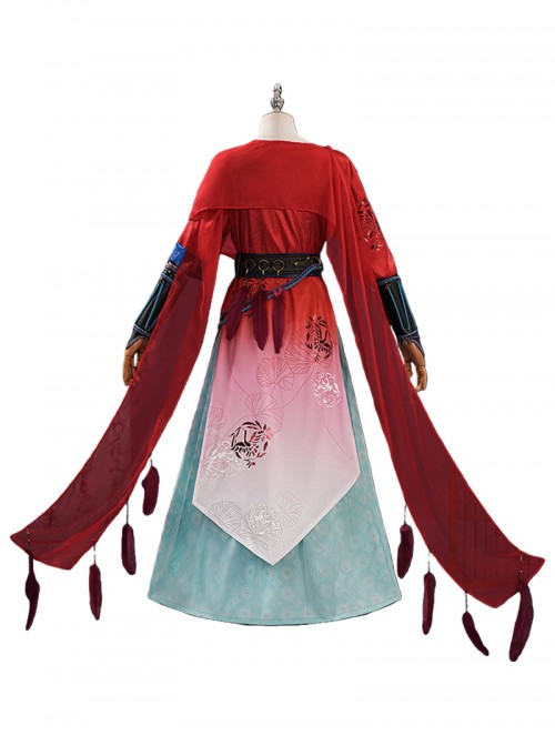 Game Where Winds Meet Halloween Cosplay An Liuli Costume Set