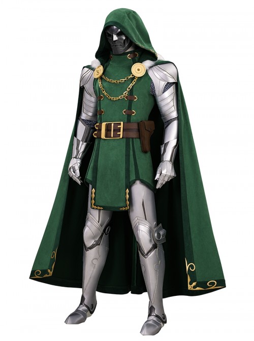 Marvel Tokon Fighting Souls Halloween Cosplay Doctor Doom Costume Set Without Mask