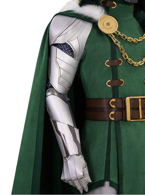 Marvel Tokon Fighting Souls Halloween Cosplay Doctor Doom Costume Set Without Mask