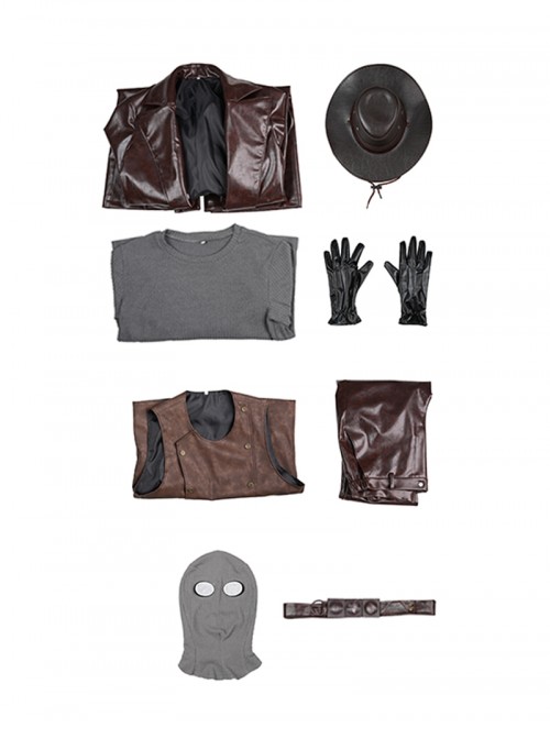 Spider Noir Halloween Cosplay Noir Spider Man Costume Set Without Shoes