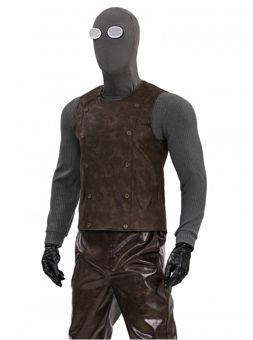 Spider Noir Halloween Cosplay Noir Spider Man Costume Set Without Shoes