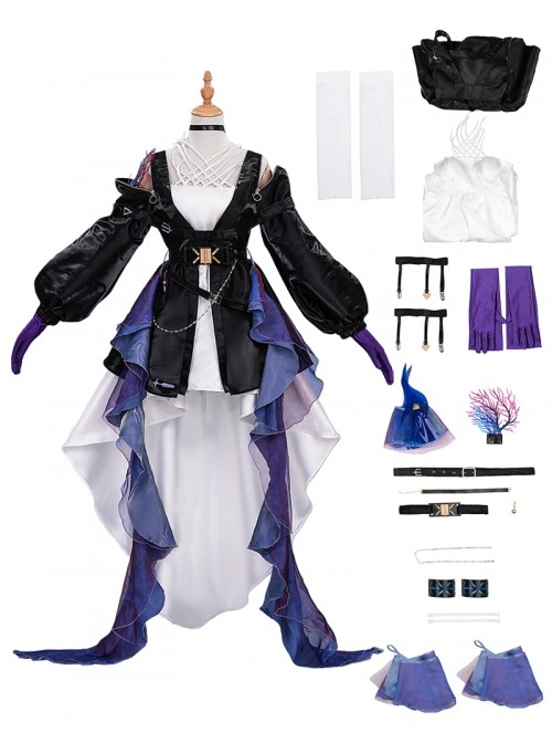 Game Arknights Halloween Cosplay Highmore Costume Set