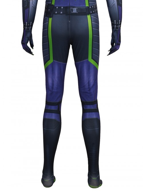 Game Marvels Spider Man 2 Halloween Cosplay Spider Man Miles Morales Purple Reign Bodysuit Costume Set