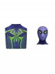 Game Marvels Spider Man 2 Halloween Cosplay Spider Man Miles Morales Purple Reign Bodysuit Costume Set