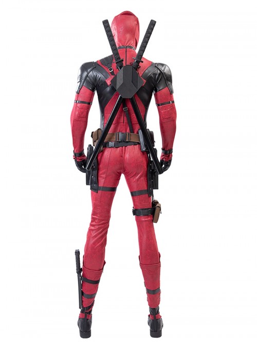 Movie Deadpool 2 Halloween Cosplay Deadpool High End Version Costume Set Without Shoes And Helmet And Props
