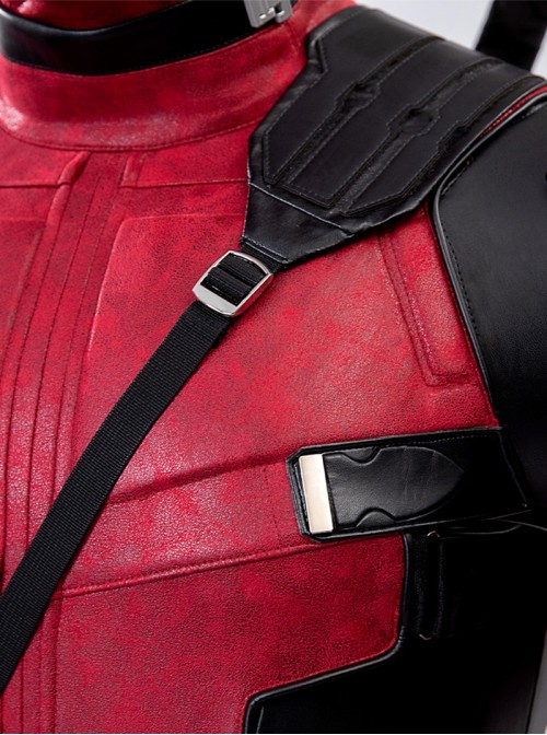 Movie Deadpool 2 Halloween Cosplay Deadpool High End Version Costume Set Without Shoes And Helmet And Props
