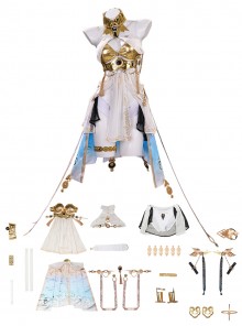 Game Wuthering Waves Halloween Cosplay Iuno Costume Set Without Shoes