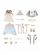 Game Wuthering Waves Halloween Cosplay Iuno Costume Set Without Shoes