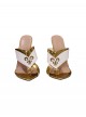 Game Wuthering Waves Halloween Cosplay Iuno Accessories High Heel Sandals
