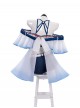 Game Arknights Halloween Cosplay Skadi Riding The Waves Costume Set