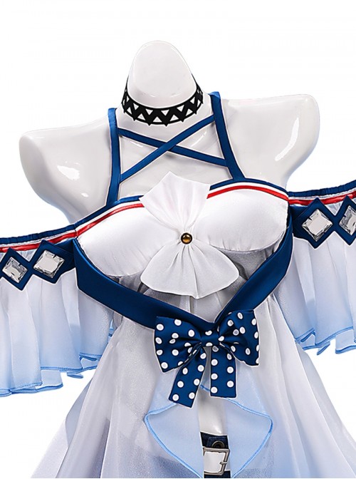 Game Arknights Halloween Cosplay Skadi Riding The Waves Costume Set