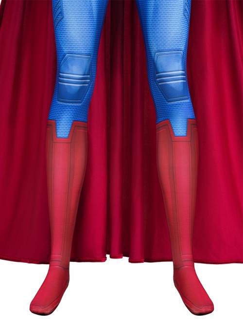 Movie Superman Halloween Cosplay Supergirl Bodysuit Costume Set