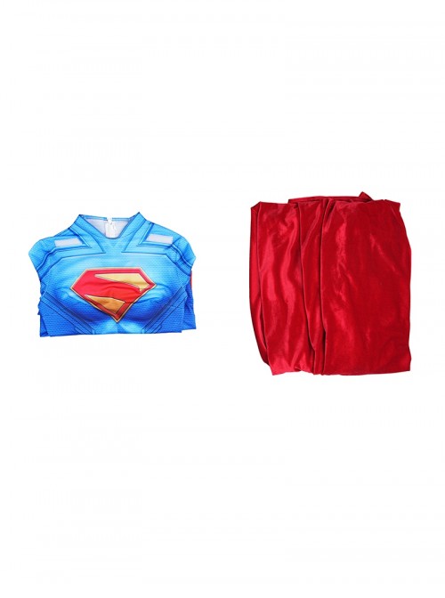 Movie Superman Halloween Cosplay Supergirl Bodysuit Costume Set
