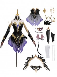 Marvel Rivals Halloween Cosplay Dagger Twin Dance Partner Costume Set Without Shoes