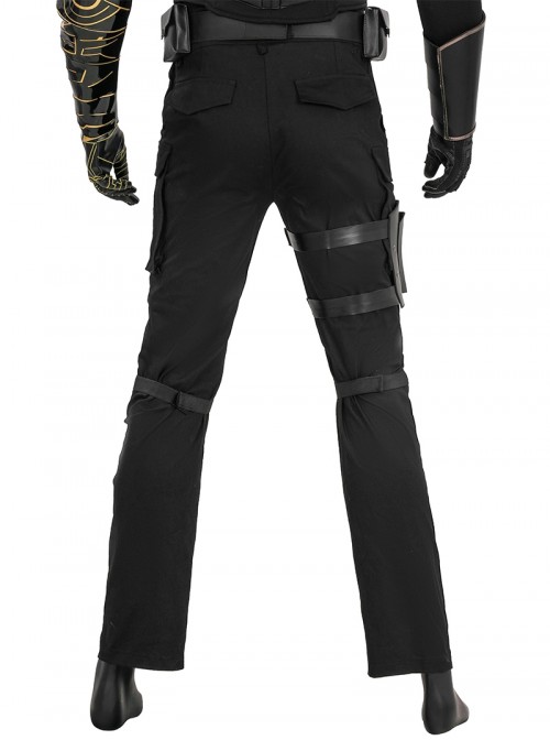 Movie Thunderbolts Halloween Cosplay Winter Soldier Bucky New Avengers Battle Suit Costume Set Without Shoes