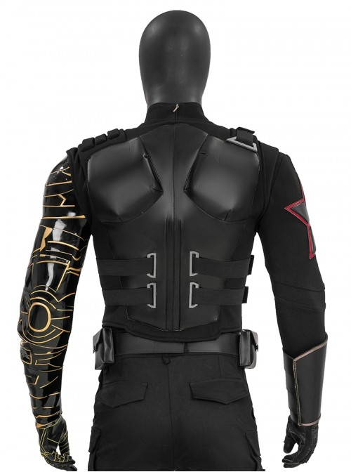 Movie Thunderbolts Halloween Cosplay Winter Soldier Bucky New Avengers Battle Suit Costume Set Without Shoes
