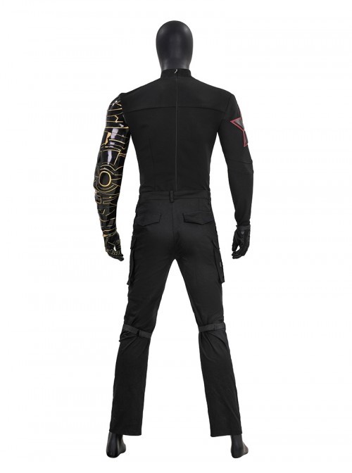 Movie Thunderbolts Halloween Cosplay Winter Soldier Bucky New Avengers Battle Suit Costume Set Without Shoes