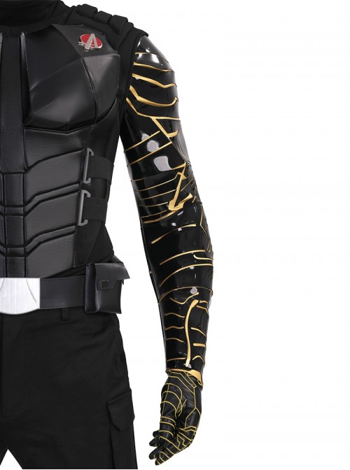 Movie Thunderbolts Halloween Cosplay Winter Soldier Bucky New Avengers Battle Suit Costume Set Without Shoes