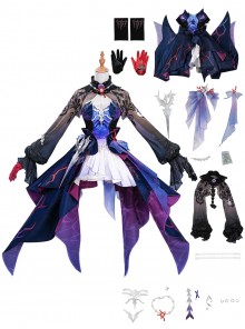 Game Honkai Star Rail Halloween Cosplay Helektra Costume Set