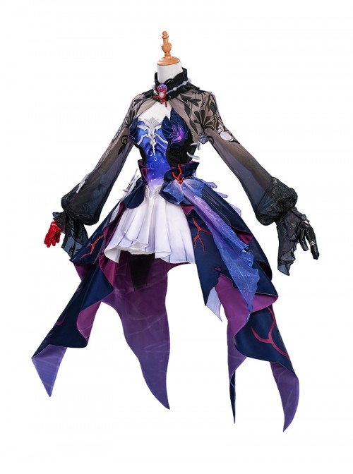Game Honkai Star Rail Halloween Cosplay Helektra Costume Set