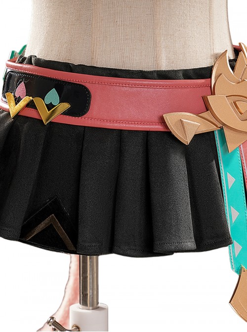 Game Genshin Impact Halloween Cosplay Varesa Costume Set