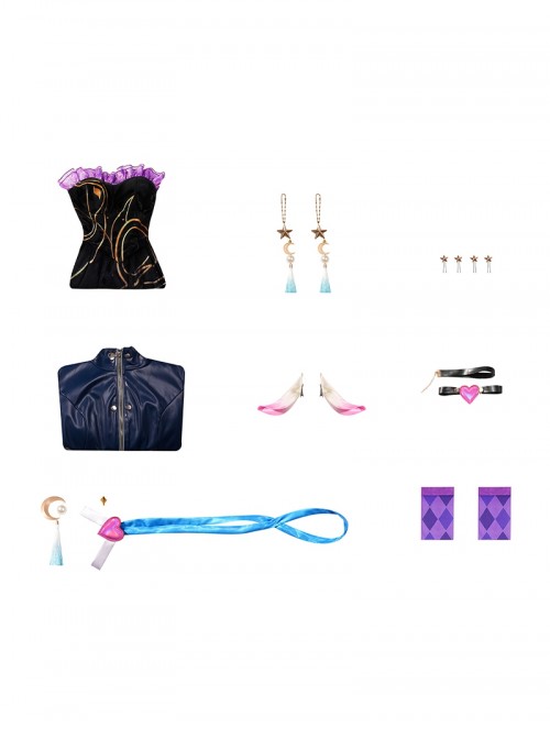 Game Honor Of Kings Halloween Cosplay Shao Siyuan Divination Secret Costume Set