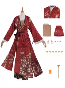 Game Where Winds Meet Halloween Cosplay Han Xiang Xun Costume Set
