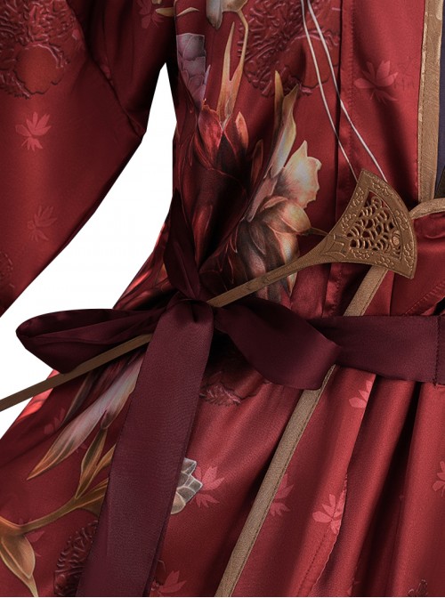 Game Where Winds Meet Halloween Cosplay Han Xiang Xun Costume Set