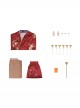Game Where Winds Meet Halloween Cosplay Han Xiang Xun Costume Set