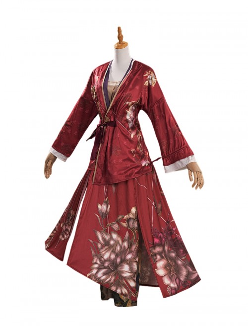Game Where Winds Meet Halloween Cosplay Han Xiang Xun Costume Set