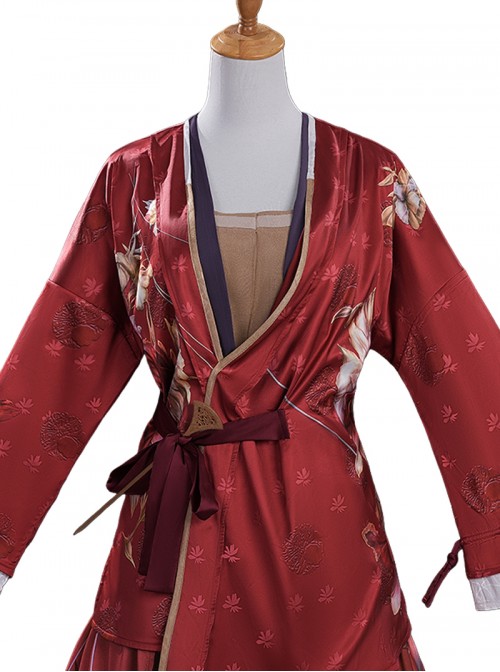 Game Where Winds Meet Halloween Cosplay Han Xiang Xun Costume Set