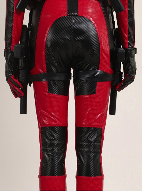 Movie Deadpool & Wolverine Halloween Cosplay Female Deadpool Upgraded Version Costume Set Without Shoes And Props