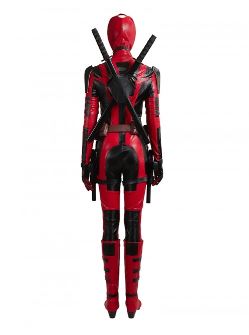 Movie Deadpool & Wolverine Halloween Cosplay Female Deadpool Upgraded Version Costume Set Without Shoes And Props