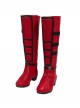 Movie Deadpool & Wolverine Halloween Cosplay Female Deadpool Upgraded Version Accessories Red Boots