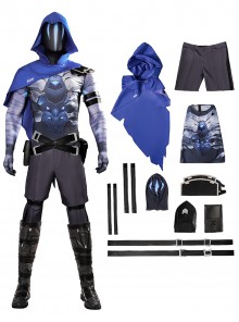 Game Valorant Halloween Cosplay Omen Costume Set Without Shoes