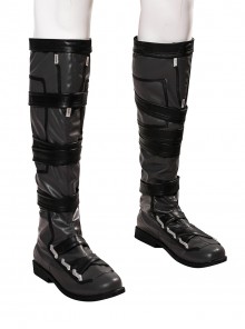 Game Valorant Halloween Cosplay Omen Accessories Black Boots