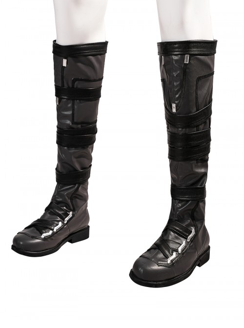 Game Valorant Halloween Cosplay Omen Accessories Black Boots