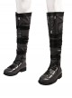 Game Valorant Halloween Cosplay Omen Accessories Black Boots