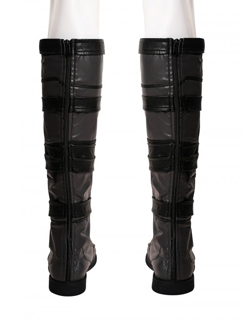 Game Valorant Halloween Cosplay Omen Accessories Black Boots