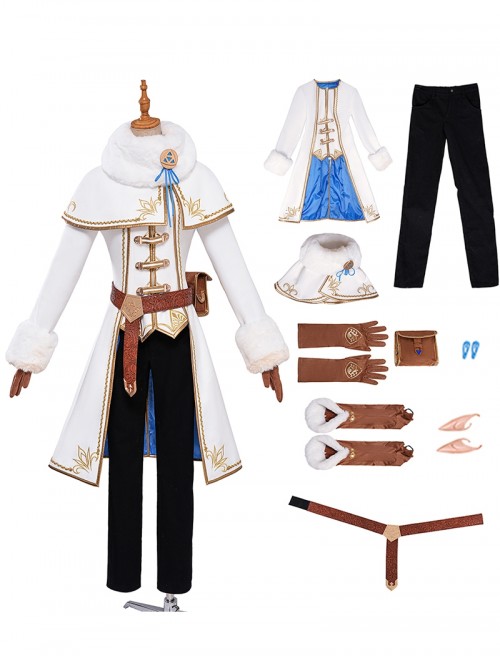 The Legend Of Zelda Breath Of The Wild Halloween Cosplay Princess Zelda Winter Outfit Costume Set