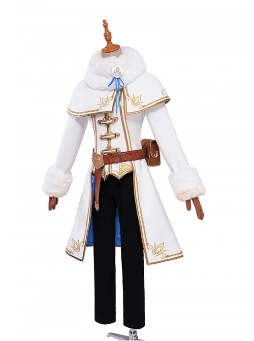 The Legend Of Zelda Breath Of The Wild Halloween Cosplay Princess Zelda Winter Outfit Costume Set