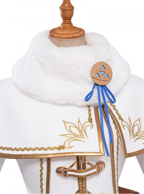 The Legend Of Zelda Breath Of The Wild Halloween Cosplay Princess Zelda Winter Outfit Costume Set