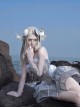 Siren Call Series Kawaii Fashion Seaside Vacation Mermaid Princess Strap Polarized Bra Suspender Dress