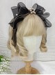 Dreamy Sweet Lolita Lace Mesh Ocean Mermaid Princess Gorgeous Pearl Jellyfish Mesh Headband